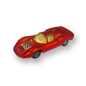 Vintage 1970 Matchbox Superfast Porsche 910 No. 68 Lesney Red